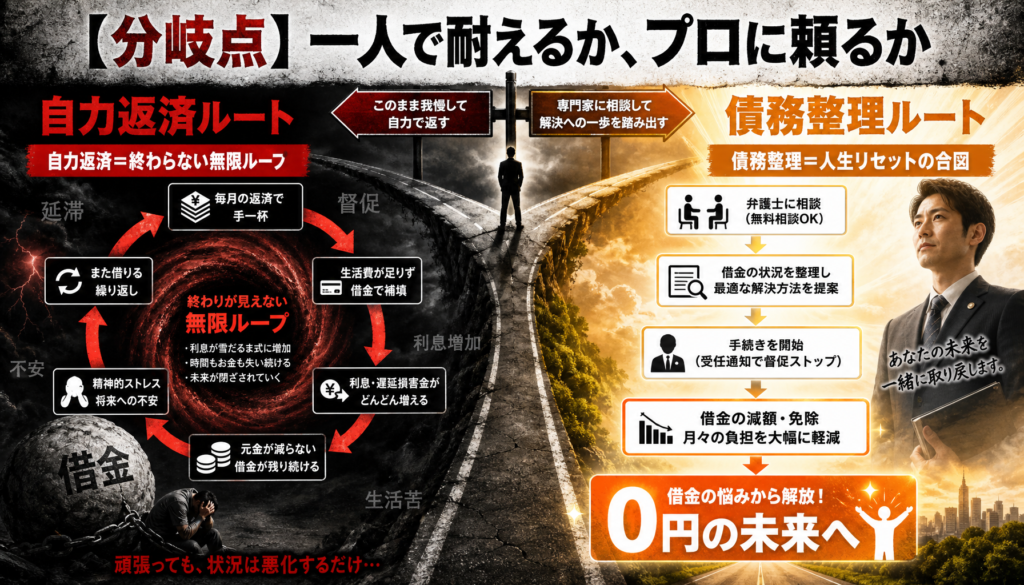 図解（ルートの比較・論理の整理）