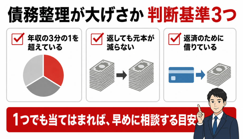 大げさかどうかの判断基準3つ